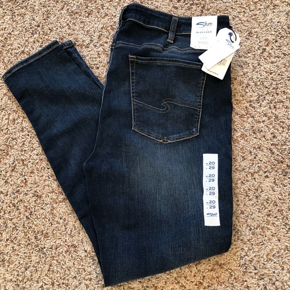 silver bleecker jeans